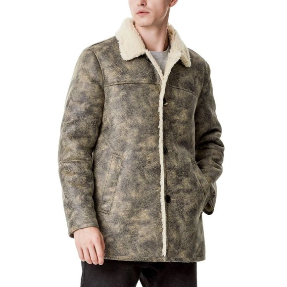 Tommy Hilfiger Men's Classic Faux Shearling Walking Coat - Size XXL - Picture 1 of 11